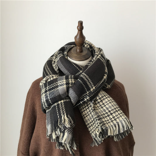 Bufanda Cuadros Retro Otoño Invierno para Mujer - Image 2