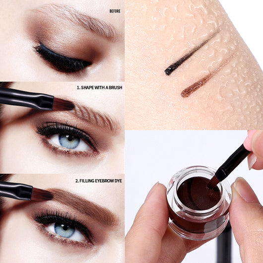Delineador y Lápiz de Cejas Multifuncional Impermeable de Larga Duración - Image 12