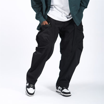 Pantalón Overol Funcional Americano con Múltiples Bolsillos y Pliegues - Image 12
