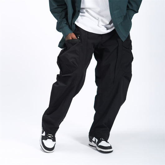 Pantalón Overol Funcional Americano con Múltiples Bolsillos y Pliegues - Image 12