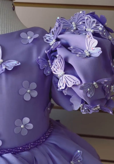 Vestido de Gala Infantil para Presentaciones de Piano y Cumpleaños - Image 9