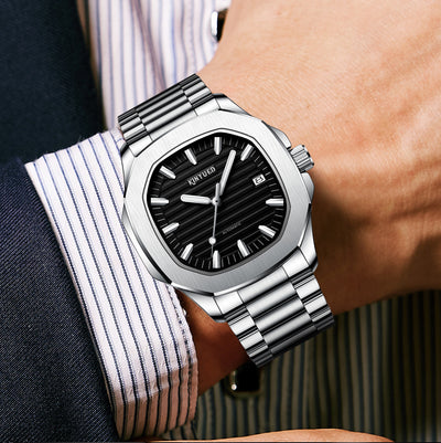 Reloj Automático Mecánico con Esfera Luminiscente para Hombre