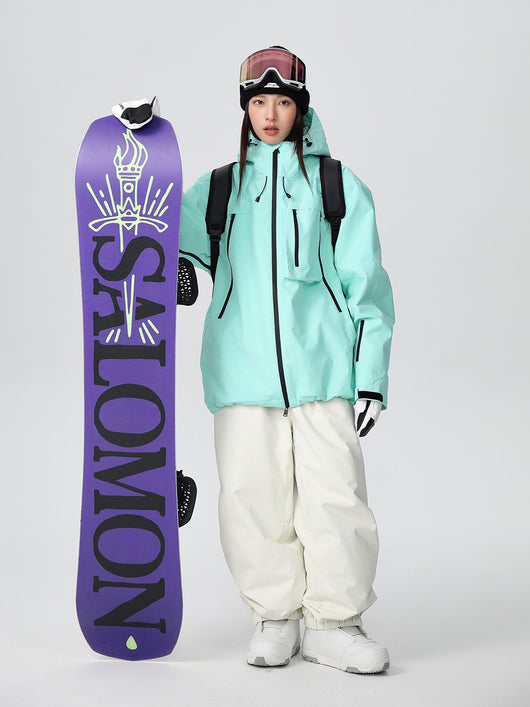 Chaqueta de Snowboard Impermeable para Mujer con Costuras Selladas - Image 30