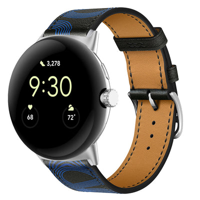 Correa de Cuero PU Bicolor para Google Watch - Estilo y Durabilidad - Image 44