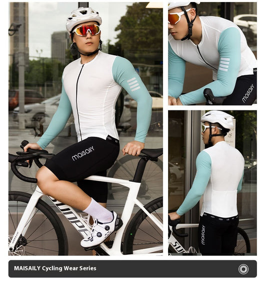 Maillot Ciclismo Primavera Verano Transpirable Manga Larga - Image 17