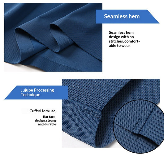Polo Deportivo Hombre Ice Silk Elástico sin Costuras - Image 20
