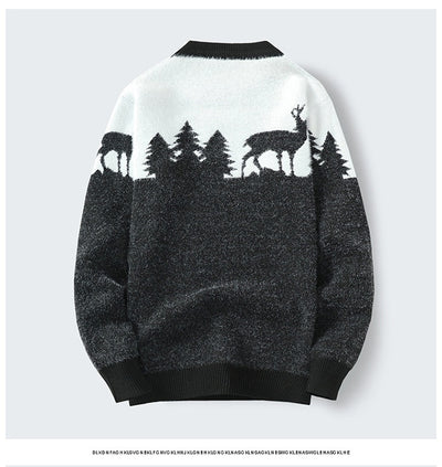 Suéter Pullover Hombre Cuello Redondo Jacquard - Image 16