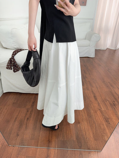 Traje Falda Blusa Sin Mangas Mujer Casual Elegante - Image 31