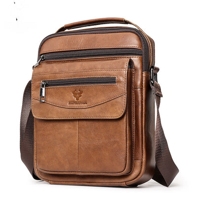 Mochila de Cuero Genuino para Hombre - Diseño Crossover Moderno - Image 5