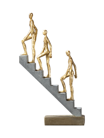 Escultura Decorativa de Pensador Creativo - Figura de Resina Retro para Oficina y Hogar