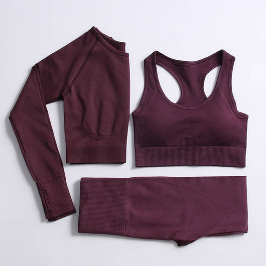 Conjunto de Yoga Seamless sin Costuras para Mujer - Image 17
