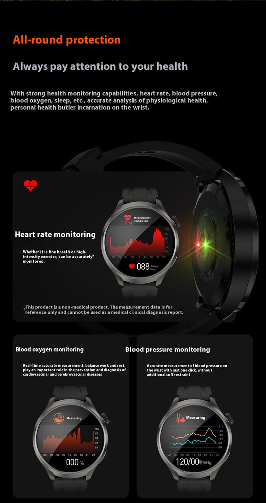 Reloj Deportivo Inteligente con Monitor de Frecuencia Cardíaca y Brújula - Image 36