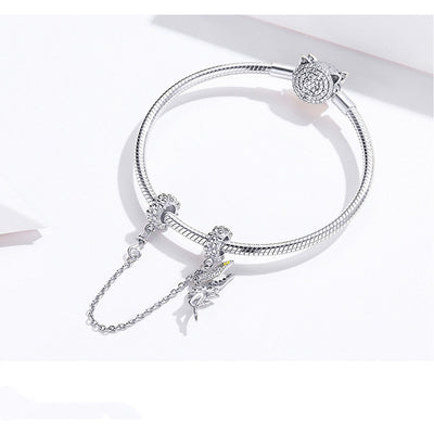 Cadena de Seguridad Flower Spirit en Plata Esterlina - Image 7