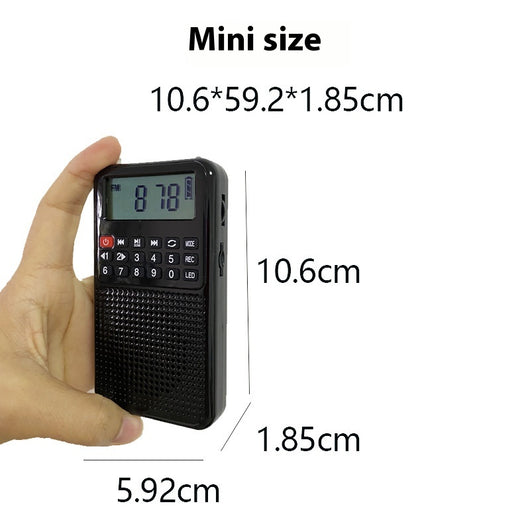 Radio Portátil FM con Bluetooth, Subwoofer y Reproductor de Historias - Image 20