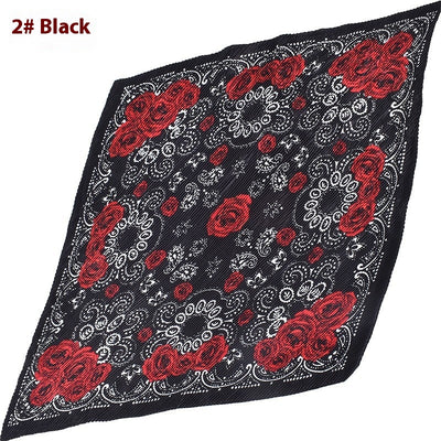 Pañuelo Grande Estampado Rosas Retro - Image 6