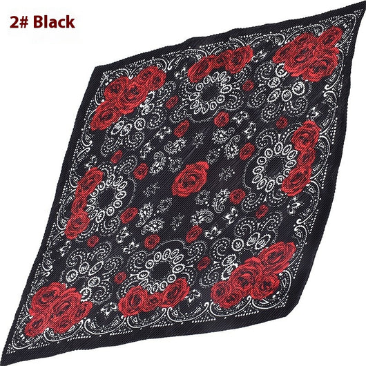 Pañuelo Grande Estampado Rosas Retro - Image 6