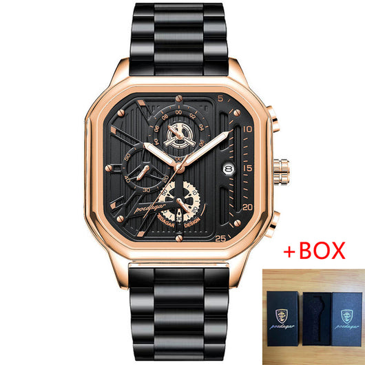 Reloj de Cuarzo Multifuncional Resistente al Agua para Hombre - Image 13