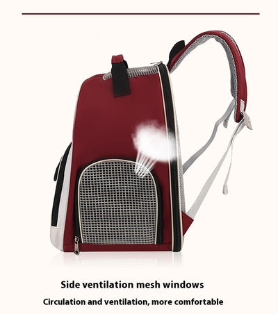 Mochila Transportín para Gatos de Tela Oxford Respirable Gran Capacidad - Image 15