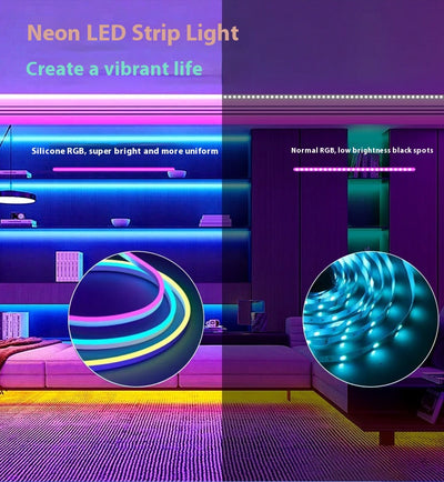 Tira de Luz Neon LED Multicolor de Bajo Voltaje Flexible - Image 12