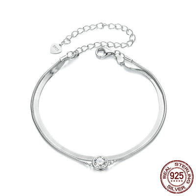 Pulsera de Moissanita Brillante Doble Capa 50 Puntos - Image 5