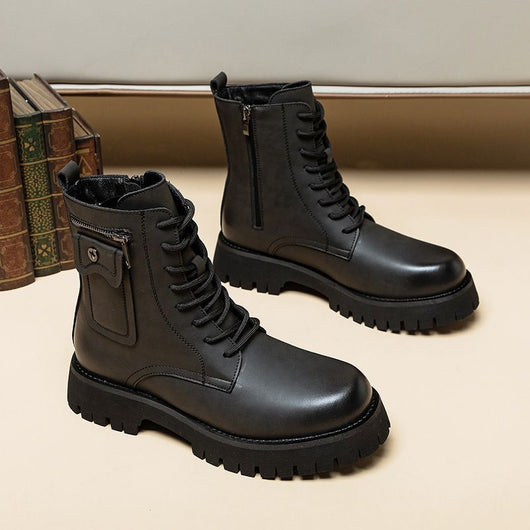 Botas Martin de Cuero para Hombre - Botines Altos Clásicos - Image 19