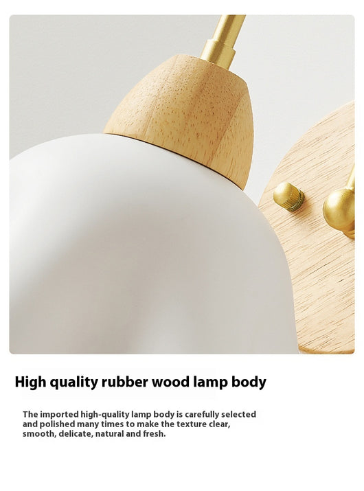 Lámpara de Noche Nórdica en Madera Natural Estilo Minimalista - Image 11
