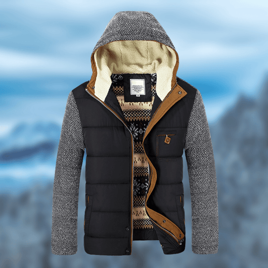 Chaqueta Acolchada con Capucha para Hombre - Estilo Urbano Juvenil