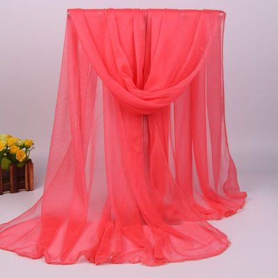 Foulard Largo de Gasa para Mujer - Protección Solar y Estilo Versátil - Image 7