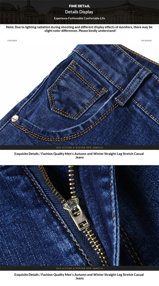 Jeans Ejecutivos de Verano para Hombre - Corte Recto Elástico y Cómodo - Image 22