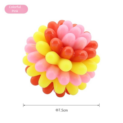 Pelotas de Goma Coloridas para Dentición de Mascotas - Juguetes Duraderos para Perros - Image 6