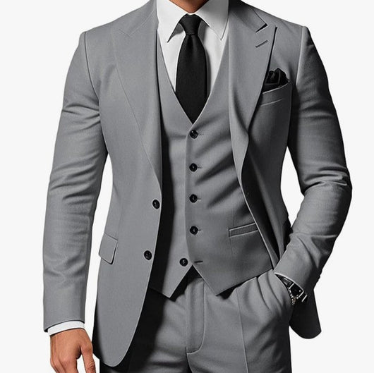 Traje de Negocios Tres Piezas para Hombre - Image 5