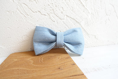Moño Elegante Doble Capa para Perros en Azul - Image 6
