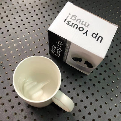 Taza de Cerámica con Diseño Irreverente - Taza Personalidad Dedo Medio - Image 3
