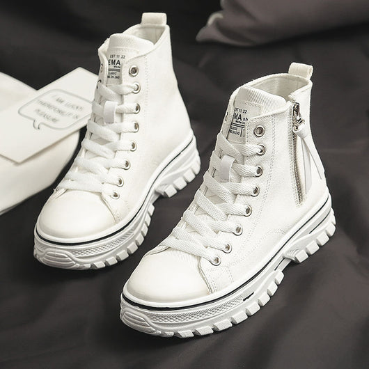 Zapatillas Canvas Altas para Mujer - Estilo Versátil