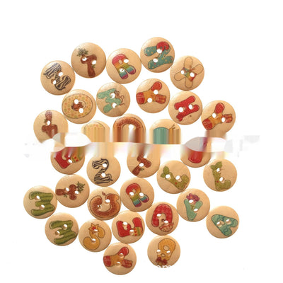 Botones Alfabeto Inglés para Aprendizaje Temprano en Madera - Image 12