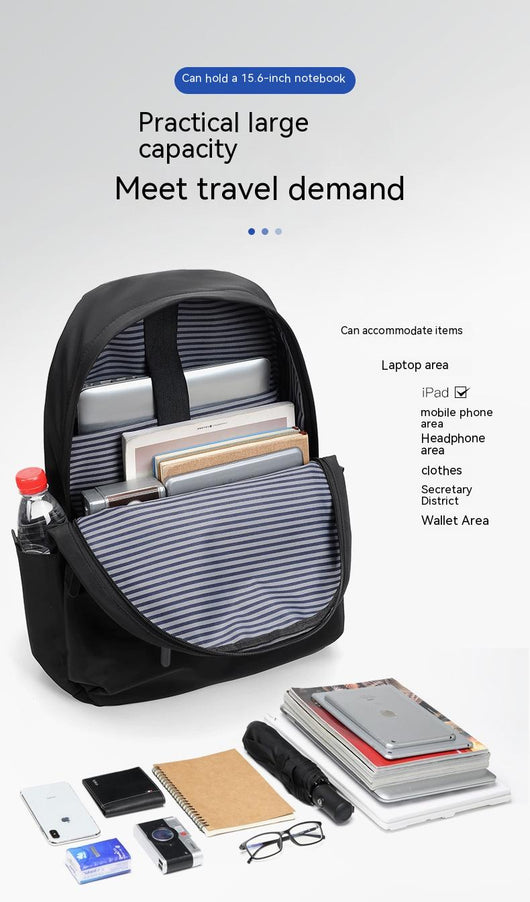 Mochila de Viaje Ejecutiva Gran Capacidad - Diseño Minimalista Profesional - Image 19