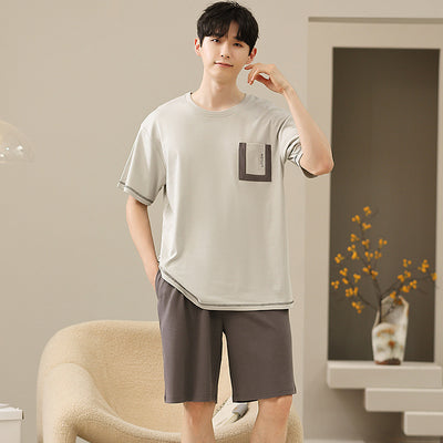 Pijama Corto Hombre Talla Grande - Conjunto Casual Suave - Image 2
