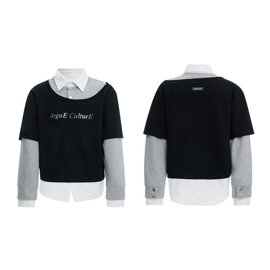 Sudadera Hoodie Oversize con Bloques de Color - Manga Larga Suelta - Image 2