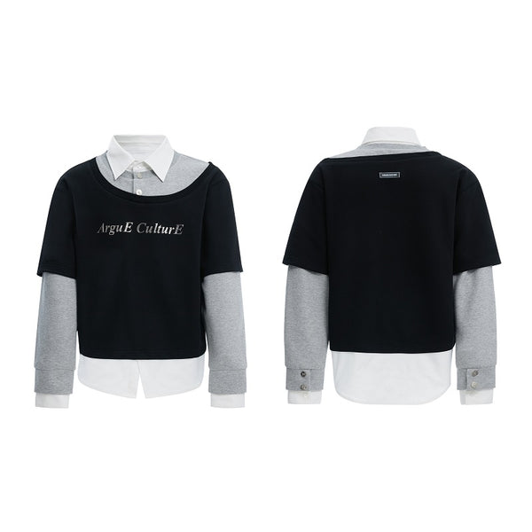 Sudadera Hoodie Oversize con Bloques de Color - Manga Larga Suelta