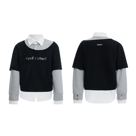 Sudadera Hoodie Oversize con Bloques de Color - Manga Larga Suelta - Image 2