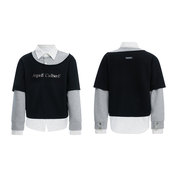 Sudadera Hoodie Oversize con Bloques de Color - Manga Larga Suelta