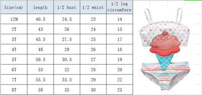 Traje de Baño Enterizo para Niñas - Diseño Fuente Térmica - Image 8