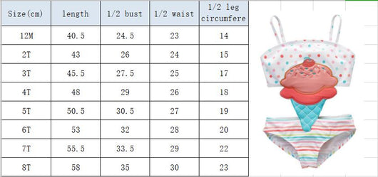 Traje de Baño Enterizo para Niñas - Diseño Fuente Térmica - Image 8