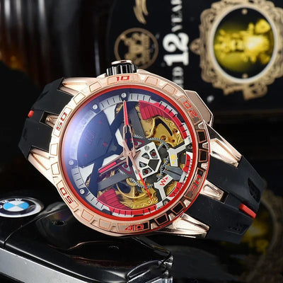 Reloj de Silicona Hueca con Esfera Grande y Redonda - Image 5