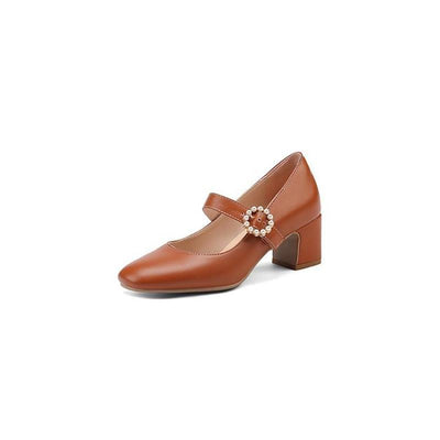 Zapatos Mary Jane Retro de Tacón Medio - Tallas Pequeñas 31-32 - Image 3