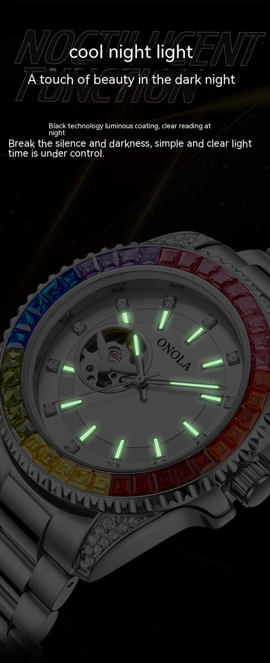 Reloj Automático para Hombre con Correa de Acero Inoxidable Macizo - Image 14