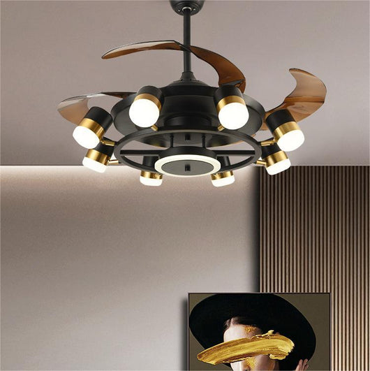 Lámpara de Techo Moderna con Ventilador Integrado
