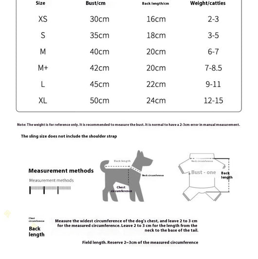 Traje Respirante de Algodón para Mascotas - Protección Pecho y Espalda - Image 8