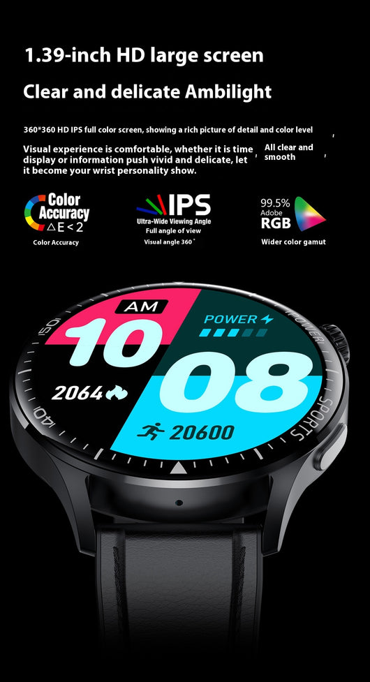 Reloj Inteligente Pantalla Grande HD con Monitoreo Cardíaco y Oxígeno en Sangre - Image 18