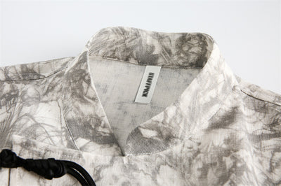 Camisa Suelta Estampado Tie-Dye para Hombre - Image 9